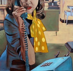 Réception, peinture à l'huile