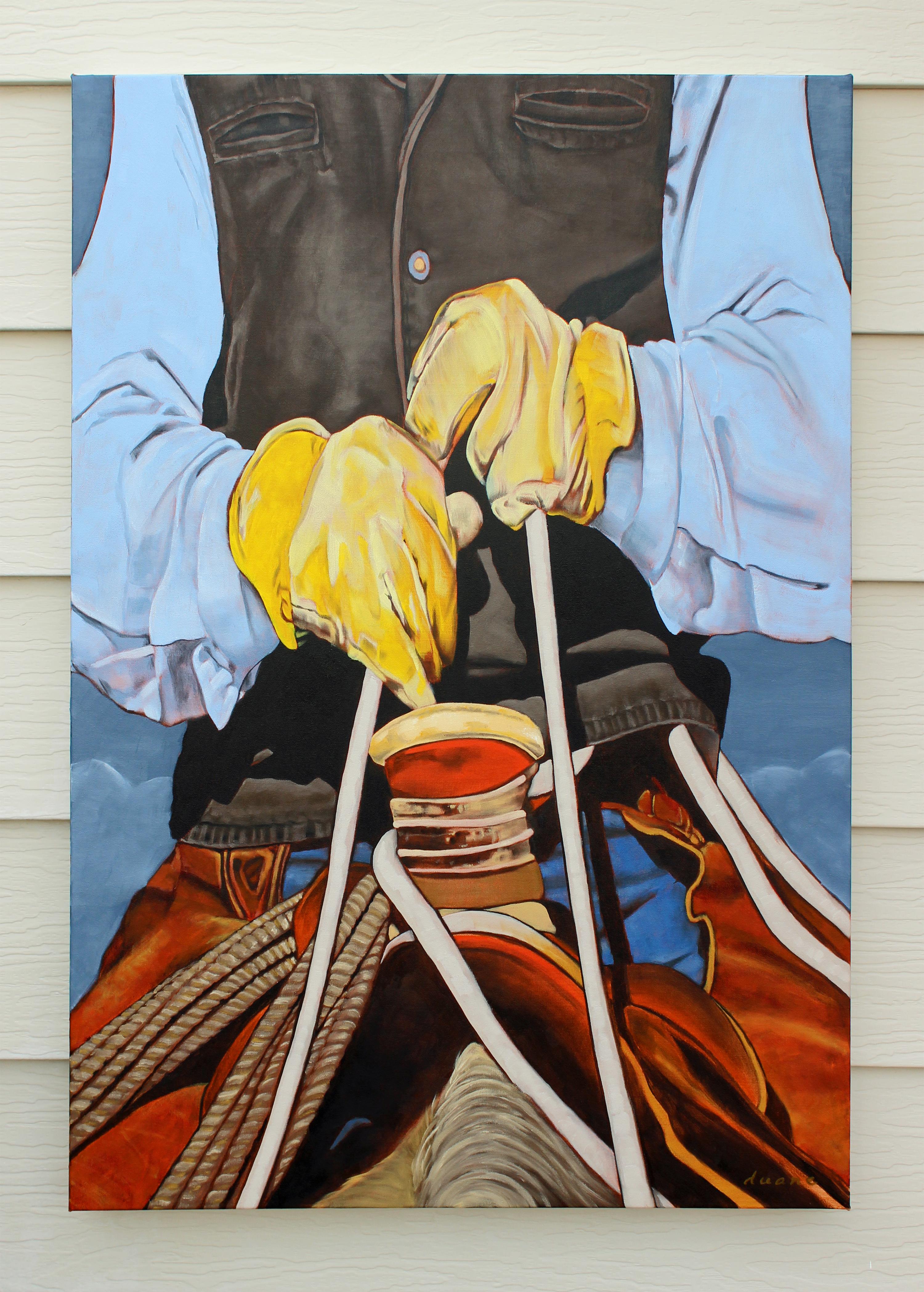 Gesattelt, Ölgemälde (Realismus), Painting, von Duane Brown