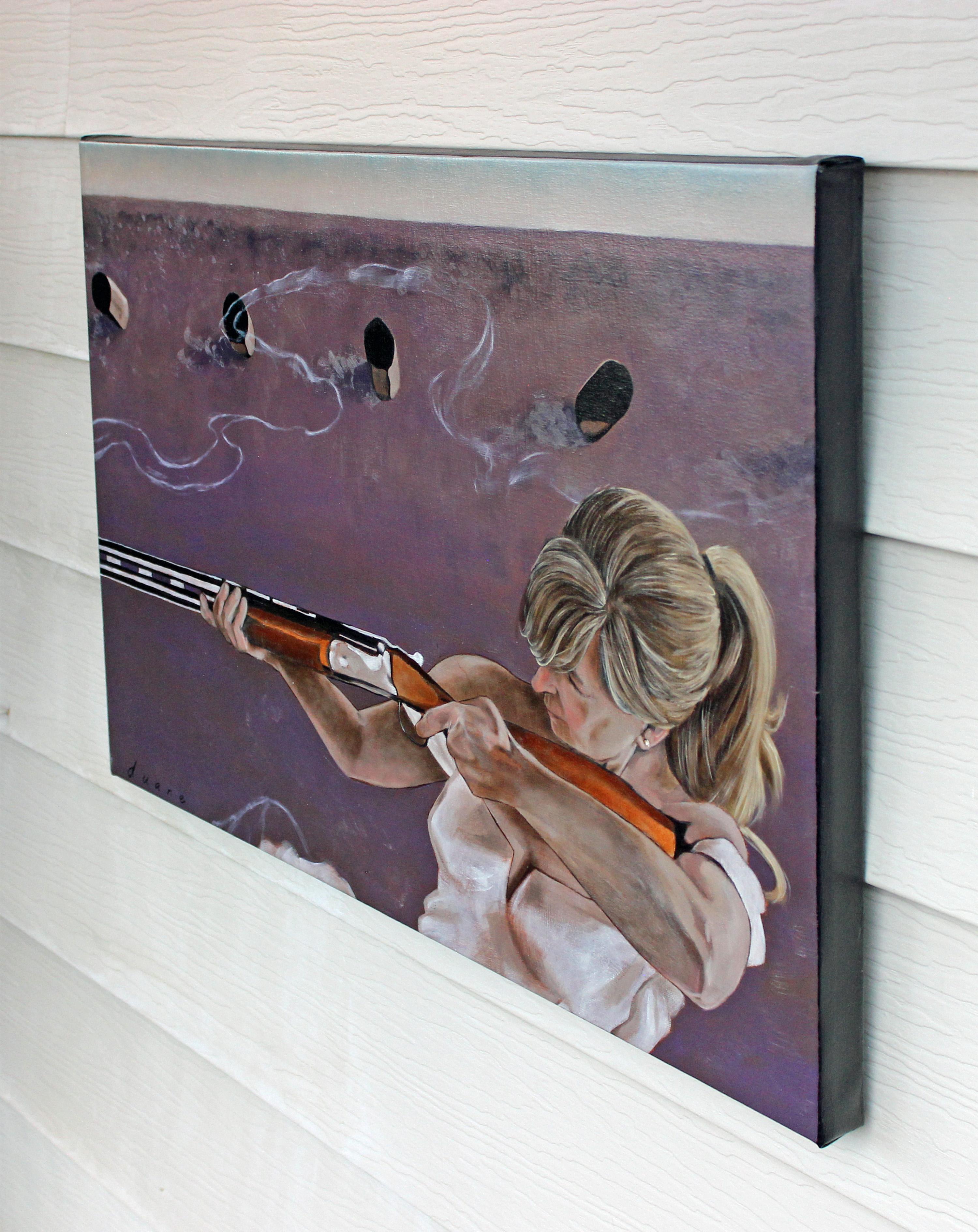 Shotgun Wedding, Ölgemälde – Painting von Duane Brown