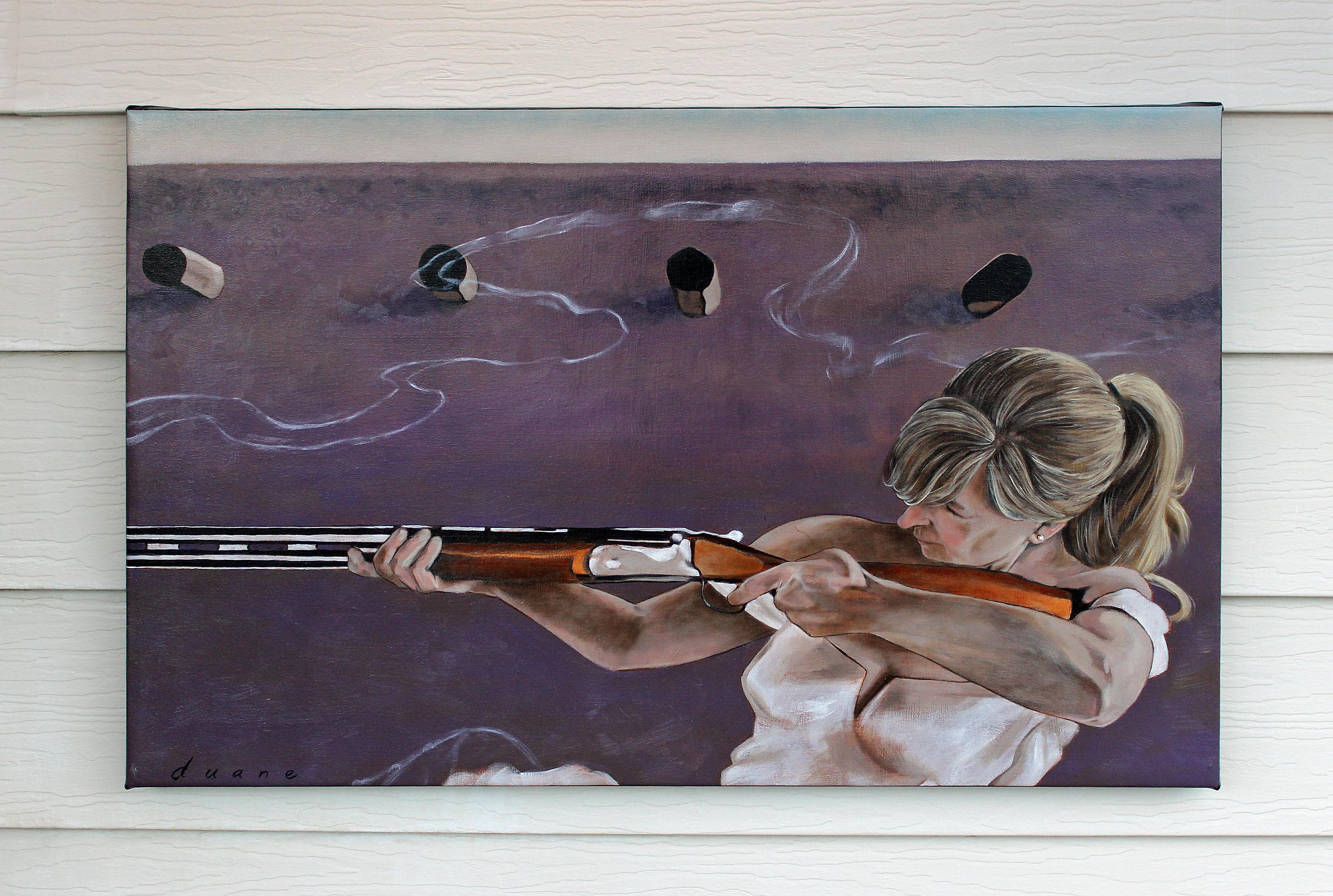 Shotgun Wedding, Ölgemälde (Pop-Art), Painting, von Duane Brown