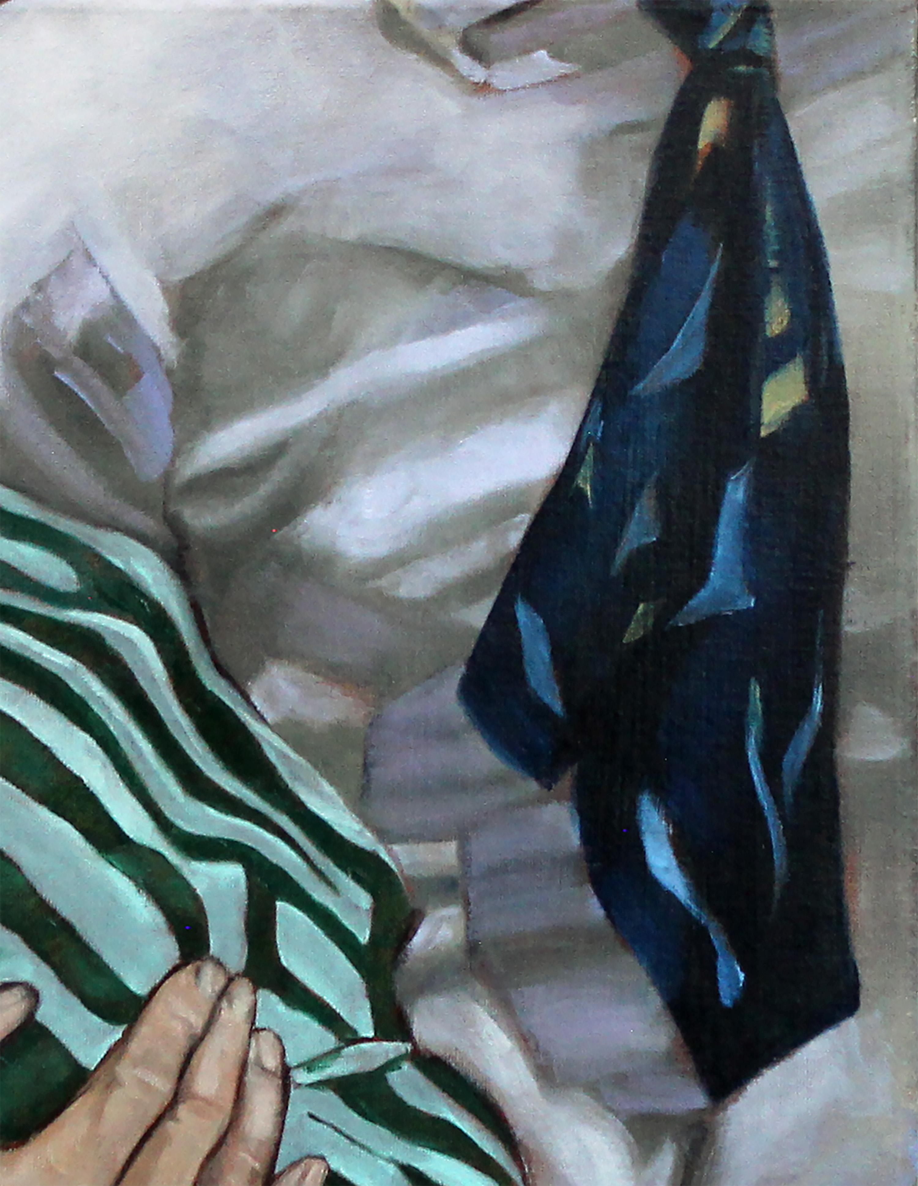 Striped Dip, Oil Painting For Sale 1