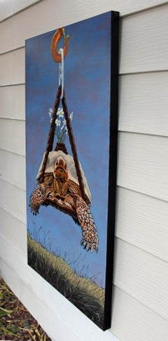 Trasplante, Pintura al óleo