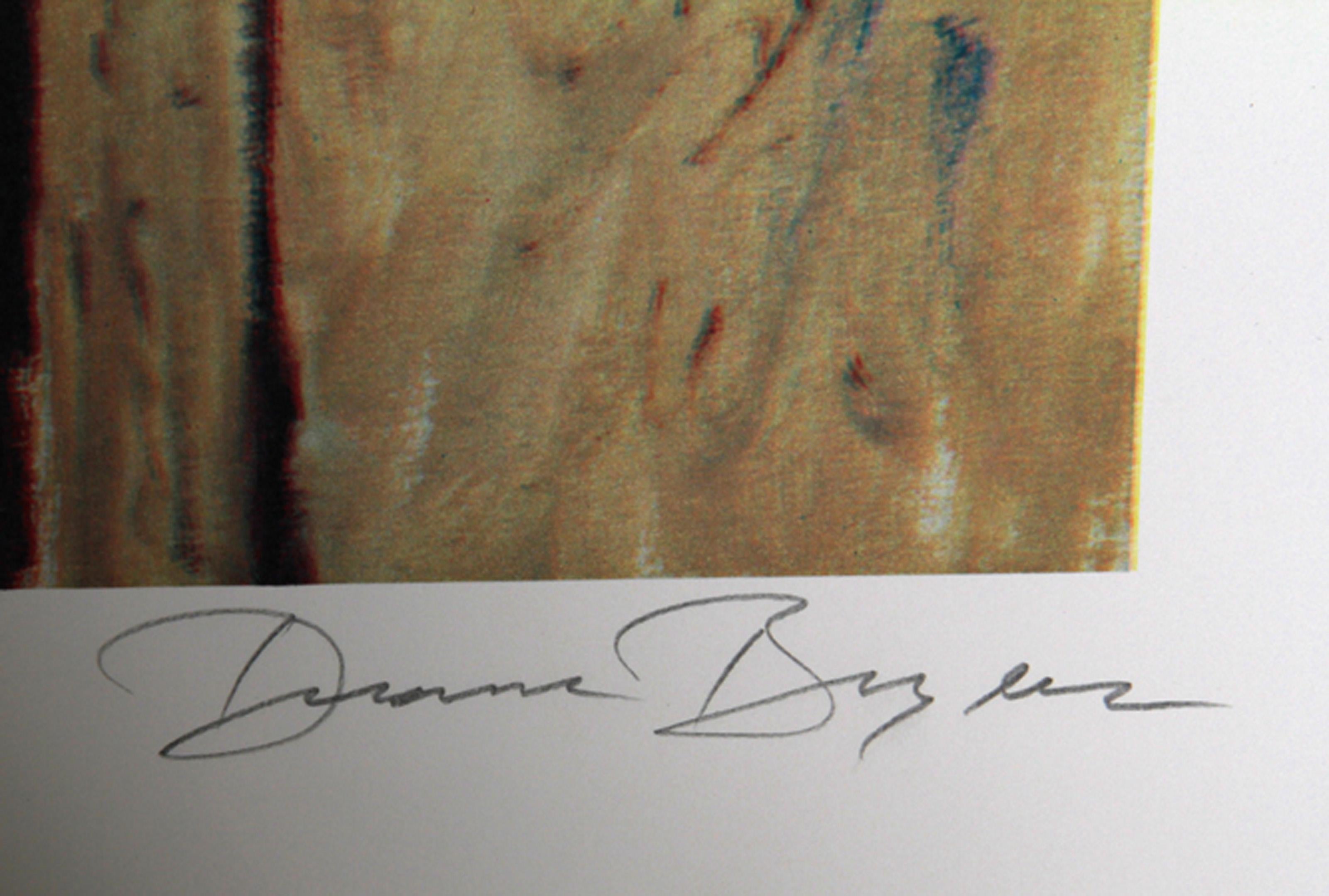Controllo della scorta, litografia d'arte western americana di Duane Bryers in vendita 1