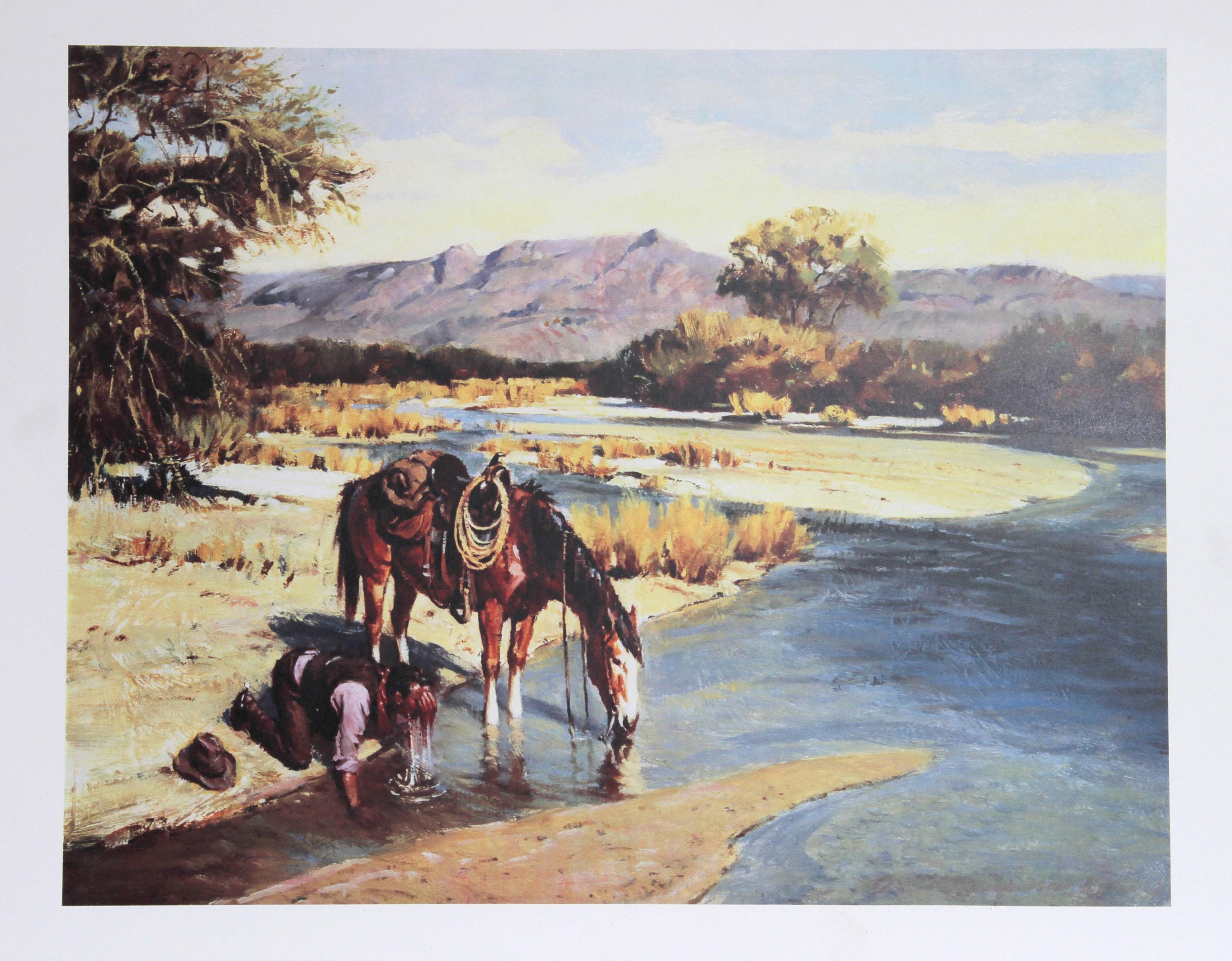 Duane Bryers, americano (1911 - 2012) - Raffreddamento, Anno:  1979, Medio:  Litografia, firmata e numerata a matita, edizione:  300, AP, Dimensione immagine:  17,5 x 22,5 pollici, Dimensioni:  21.5 in. x 28 in. (54.61 cm x 71.12 cm), Descrizione: 