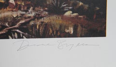 Lonesome Train Whistle, American Western Art Lithograph by Duane Bryers