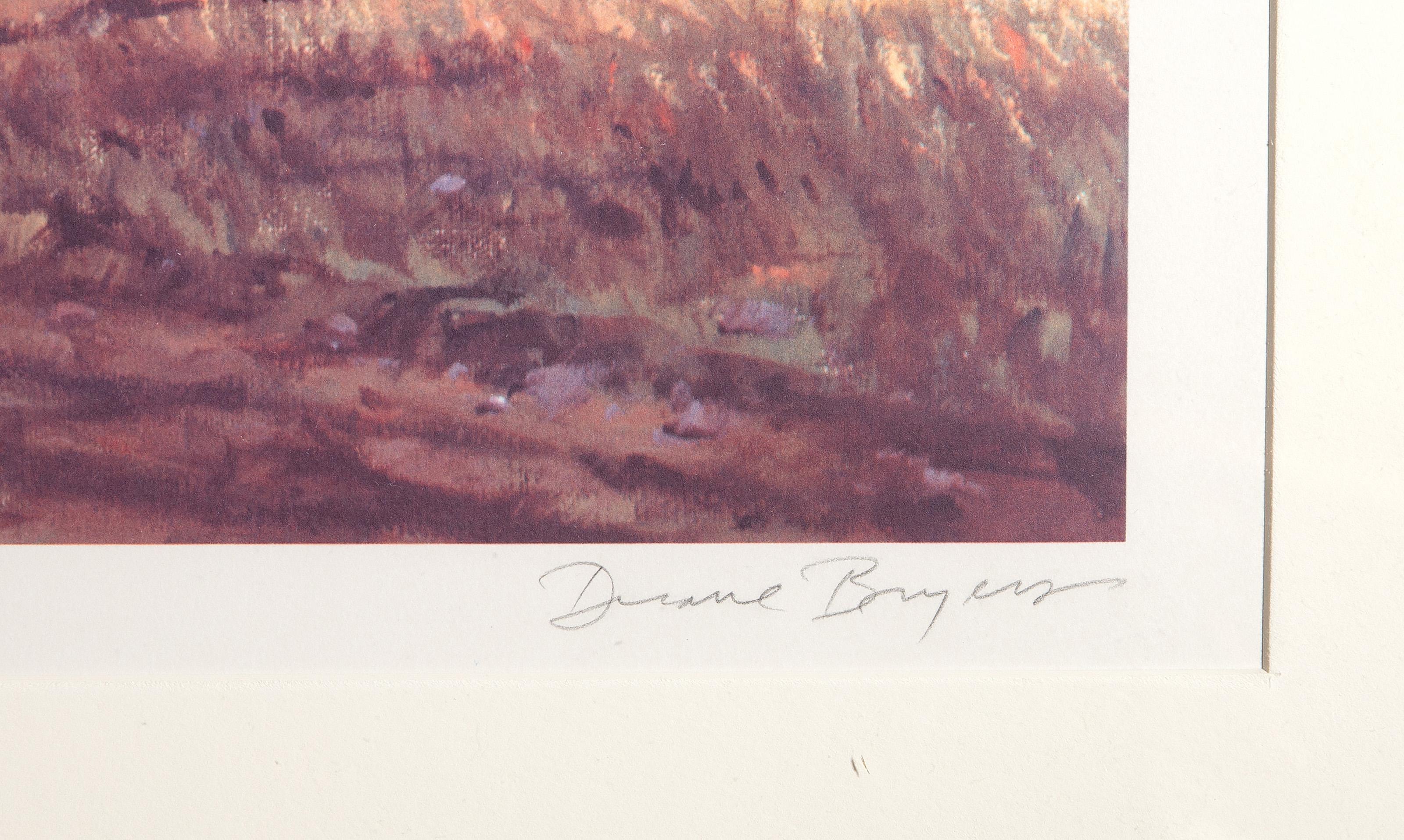 La moglie del ranchero, litografia impressionista americana di Duane Bryers in vendita 3