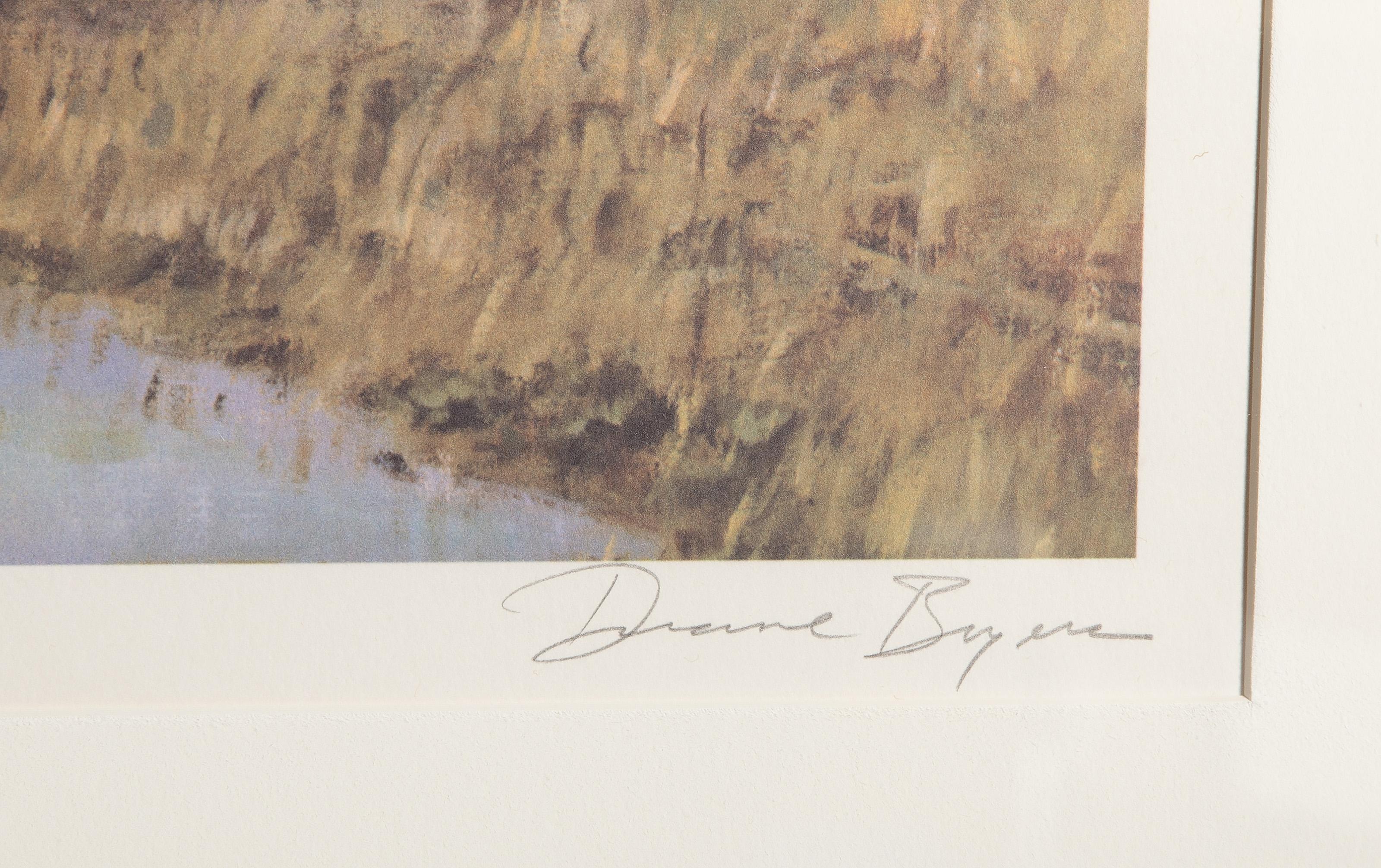 El público, litografía impresionista estadounidense de Duane Bryers en venta 3