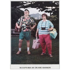 Duane Hanson, Signed Poster, Sculptures by Duane Hanson, 1990