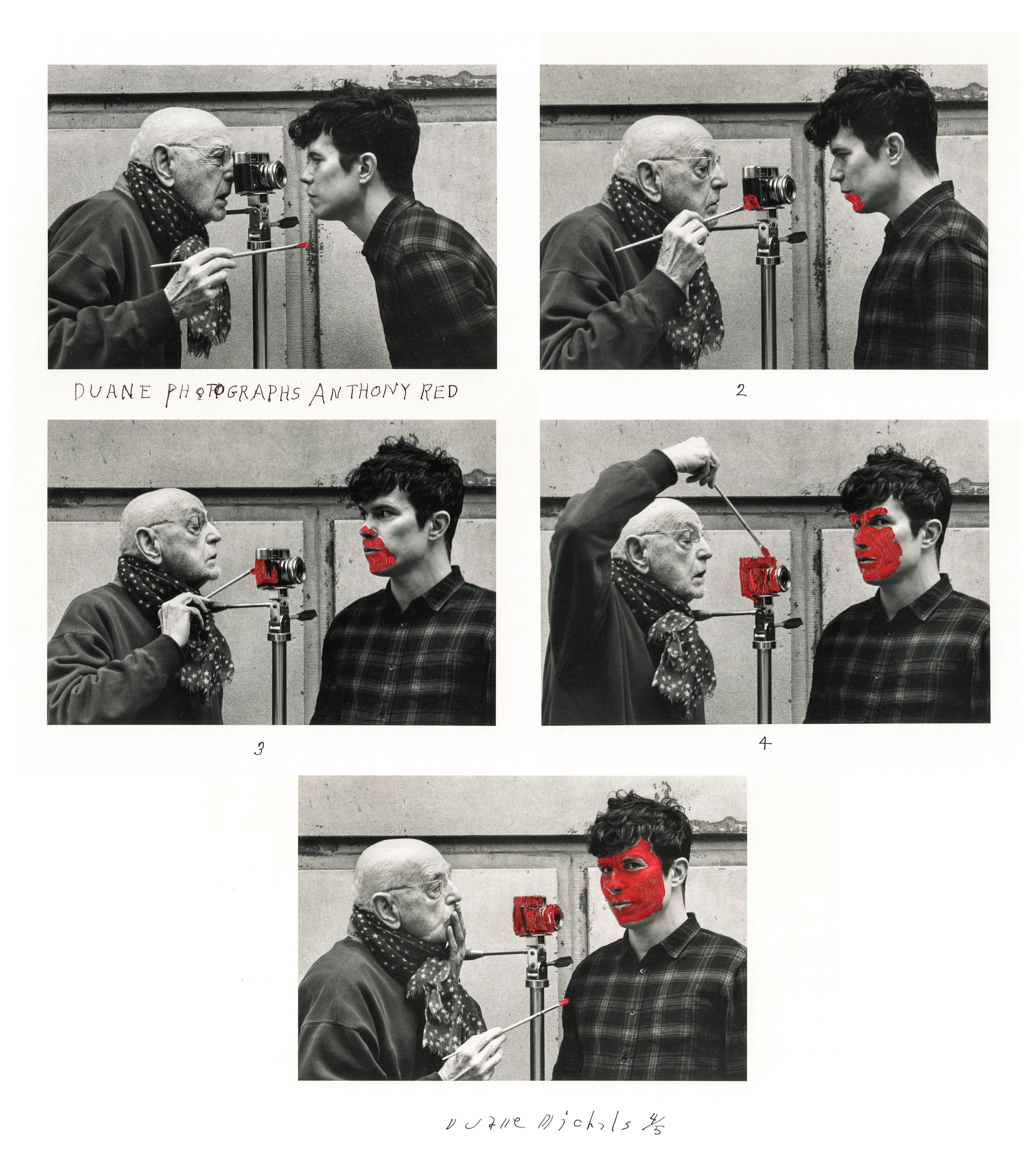 Duane Photographs Anthony Red [Duane Michals and Anthony Goicolea]
