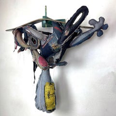 "Playground Punching Bag" Mixed Media Sculpture
