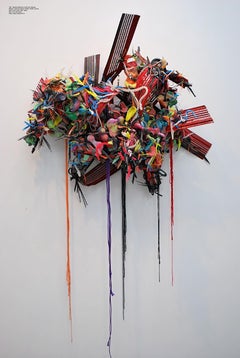 "Random Moment's Of Pain and Pleasure"-  Mixed Media Abstract Sculpture