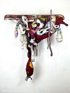 "Uptown Tapestry " Mixed Media Sculpture