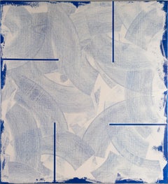 Large Mid Century Modern Texas Artist Abstract Expressionist Action Painting