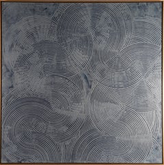 Large Mid Century Modern Texas Artist Abstract Expressionist Vintage Painting