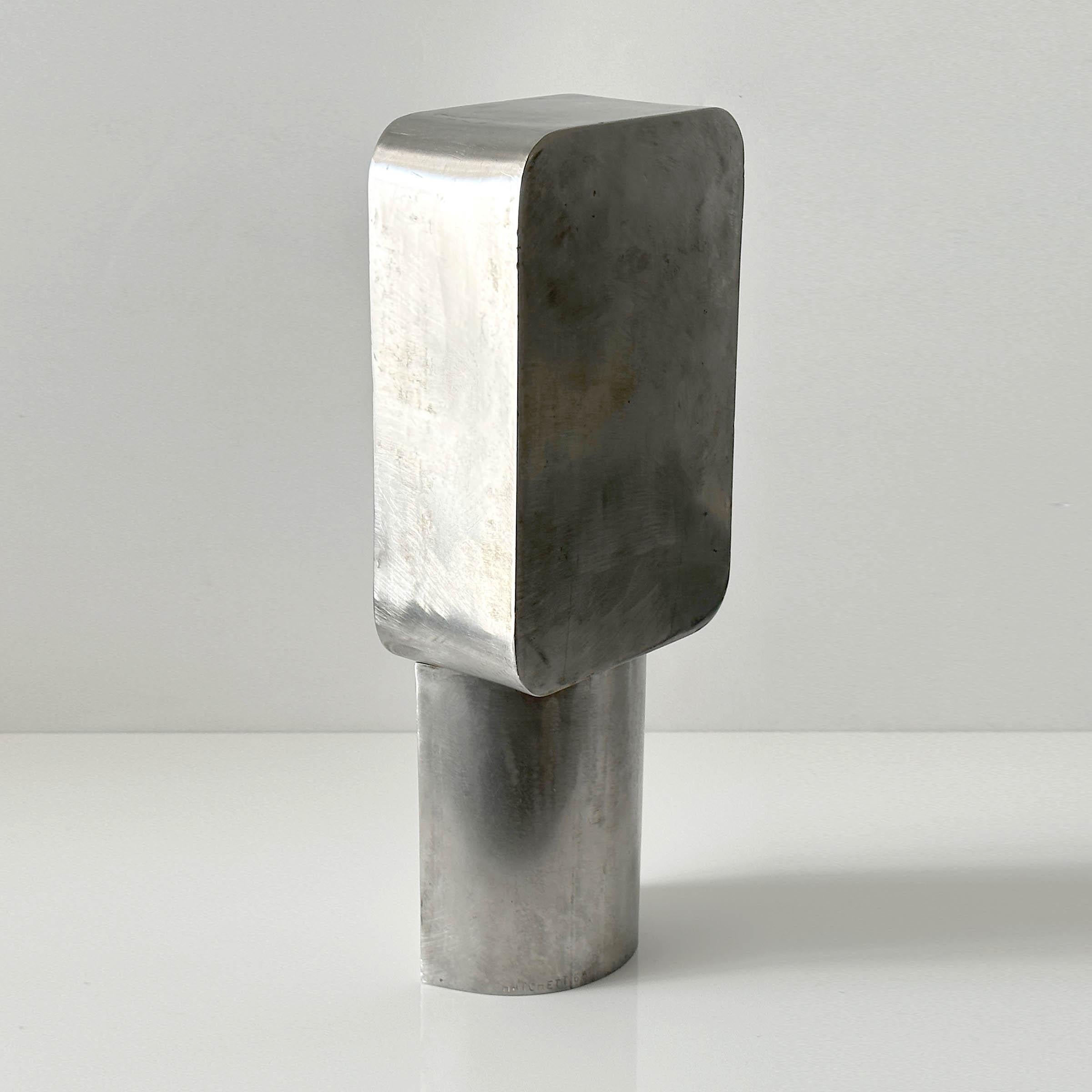 Minimalist Duayne Hatchett 1965 Totem Steel Sculpture