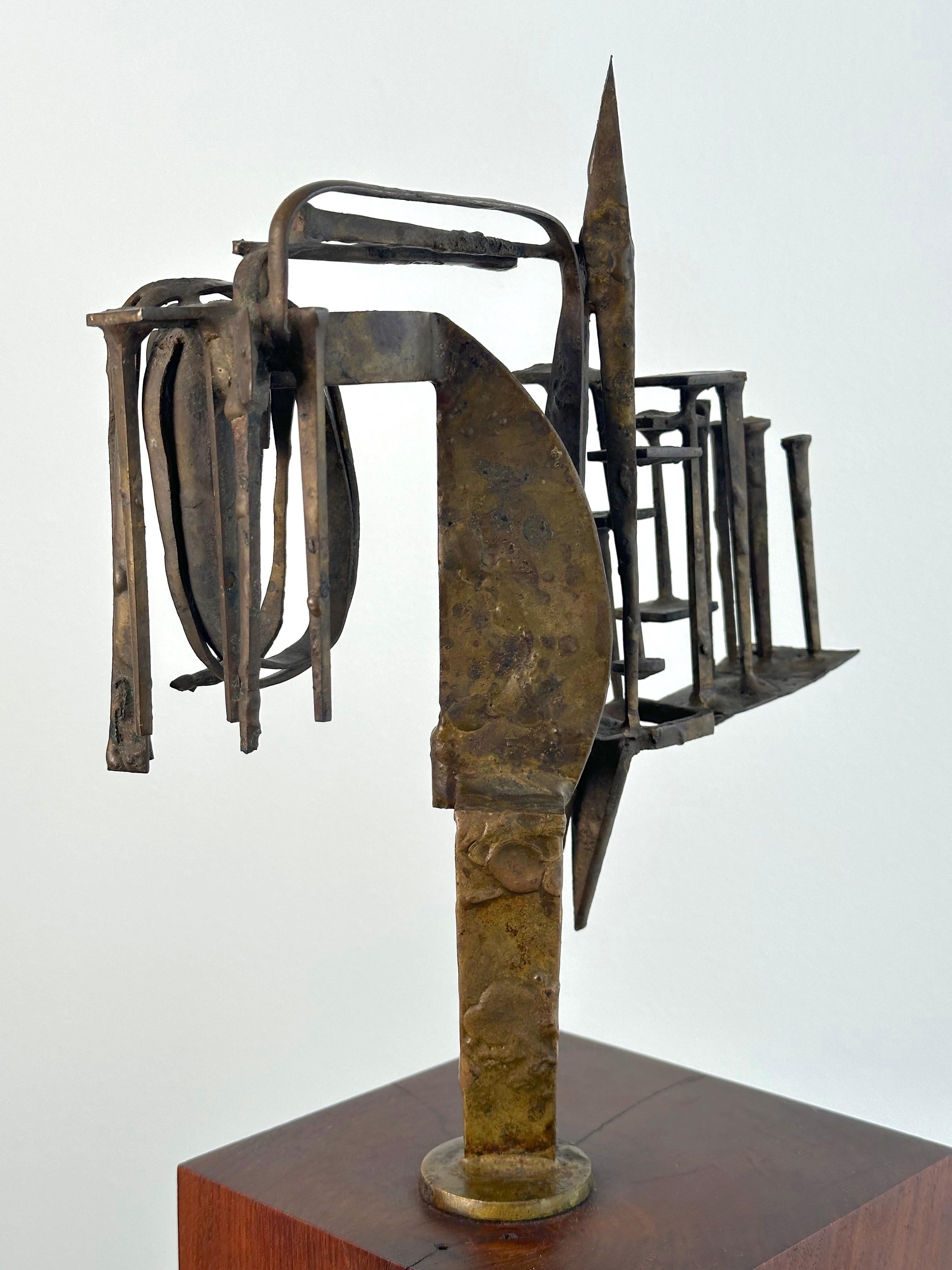 Banner (abstract expressionist sculpture, Tulsa OK artist) For Sale 1