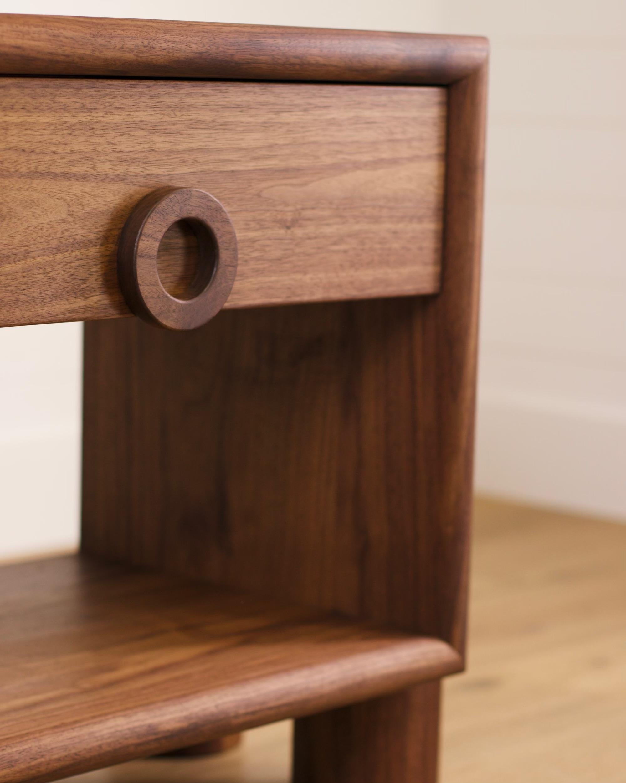 Dub series Nightstand in Walnut For Sale 6