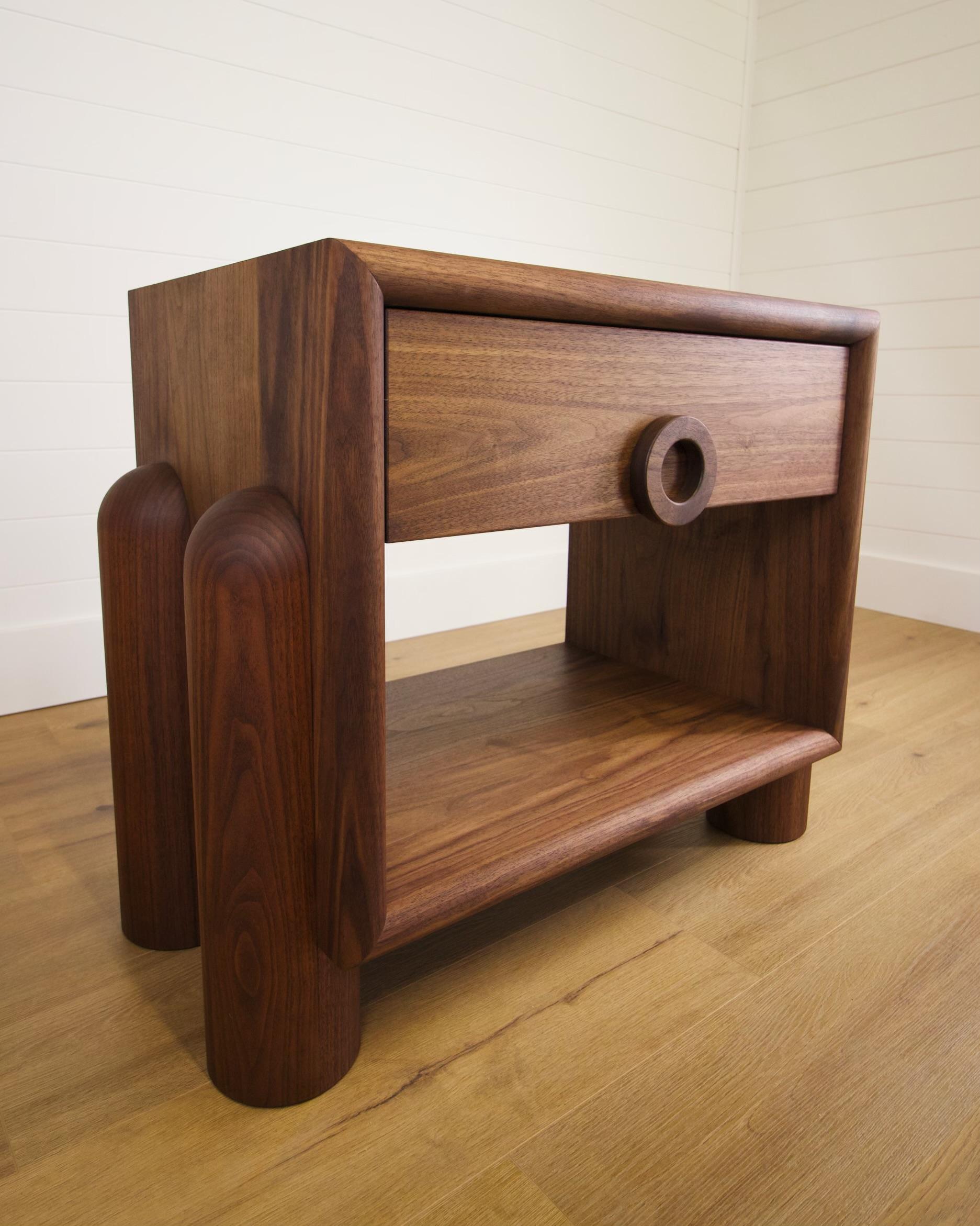 Dub series Nightstand in Walnut For Sale 6
