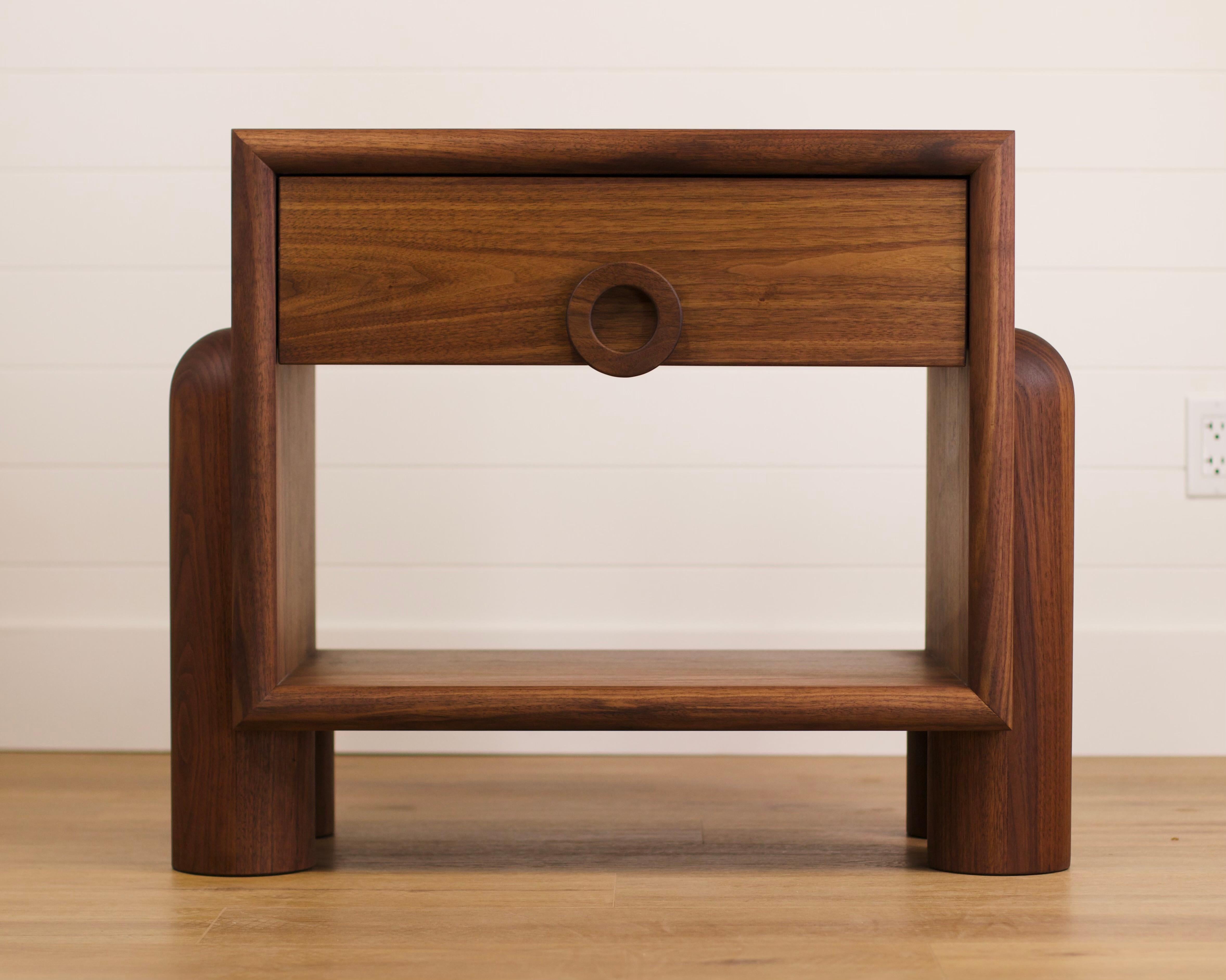 Dub series Nightstand in Walnut For Sale 1
