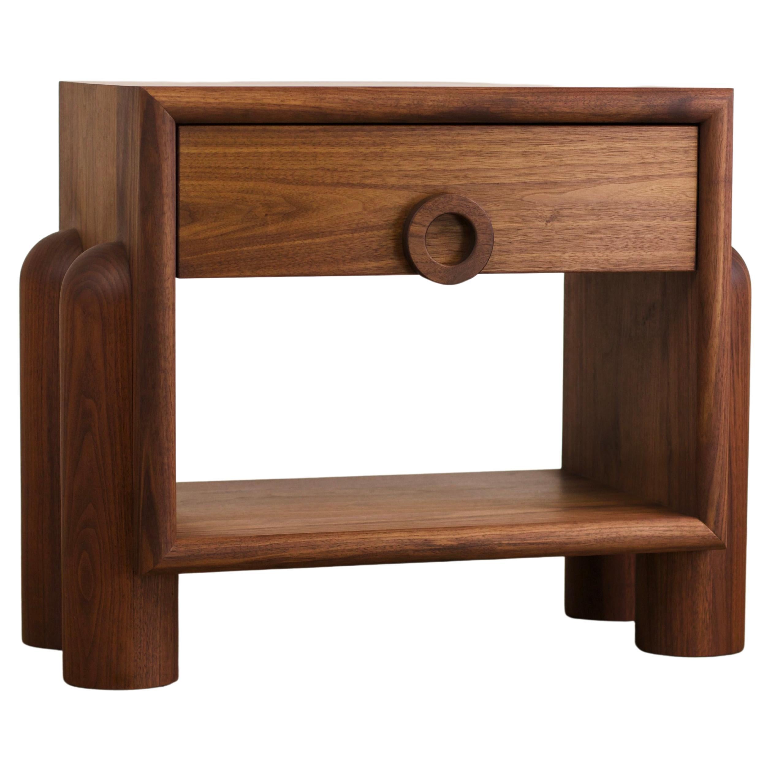 Dub series Nightstand in Walnut For Sale