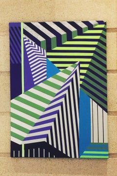 Paintings "Dubai Growing"2016 Acrylic on Canvas by Cecilia Setterdahl Geometric