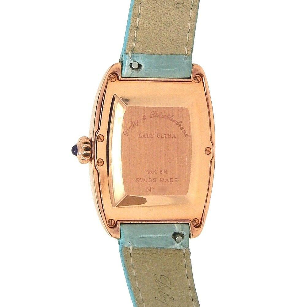 Dubey & Schaldenbrand Lady Ultra 18 Karat Rose Gold Automatic Ladies Watch For Sale 1