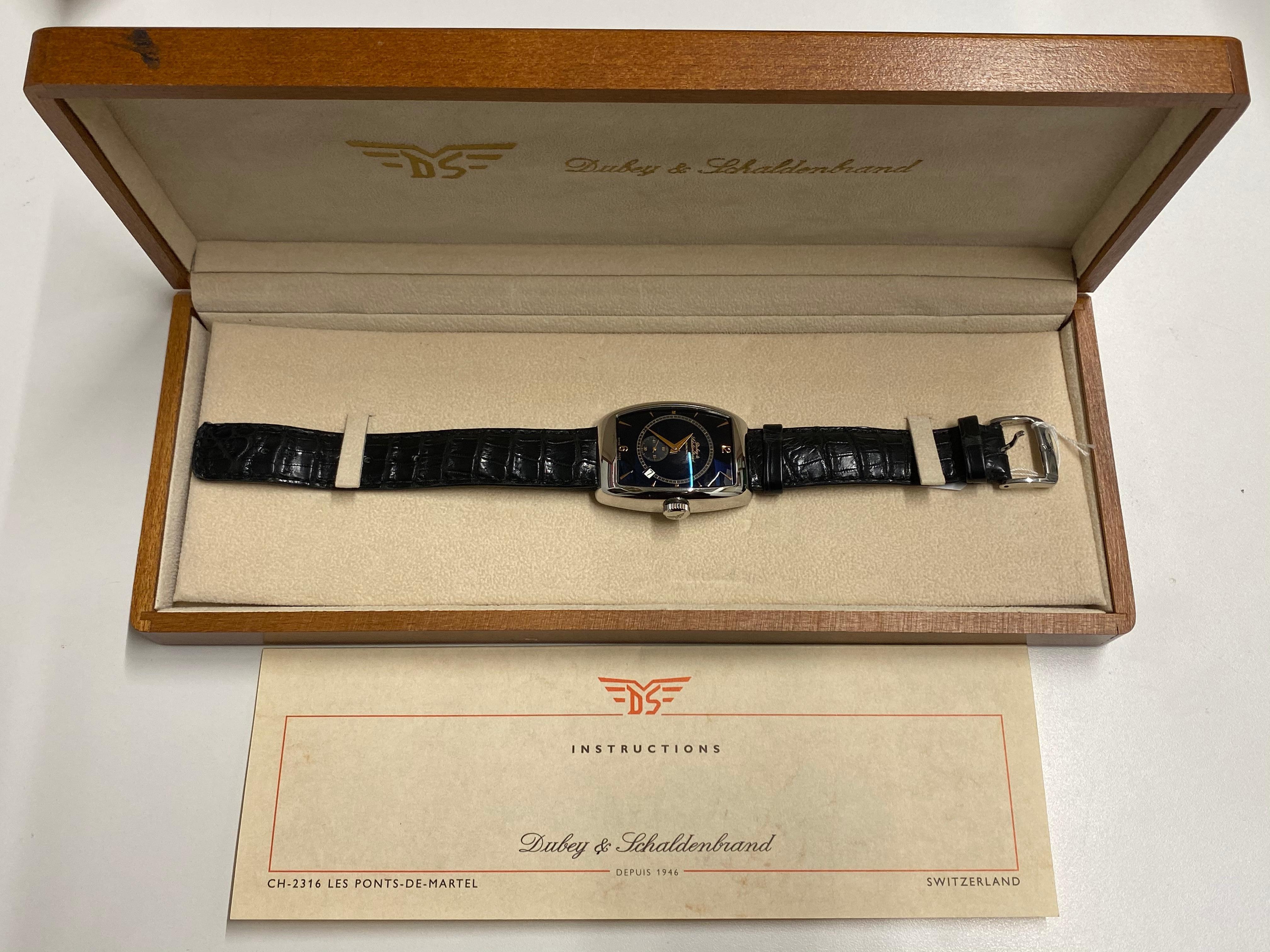 Dubey & Schaldenbrand Edelstahl Aerodyn Chronometre im Angebot 4