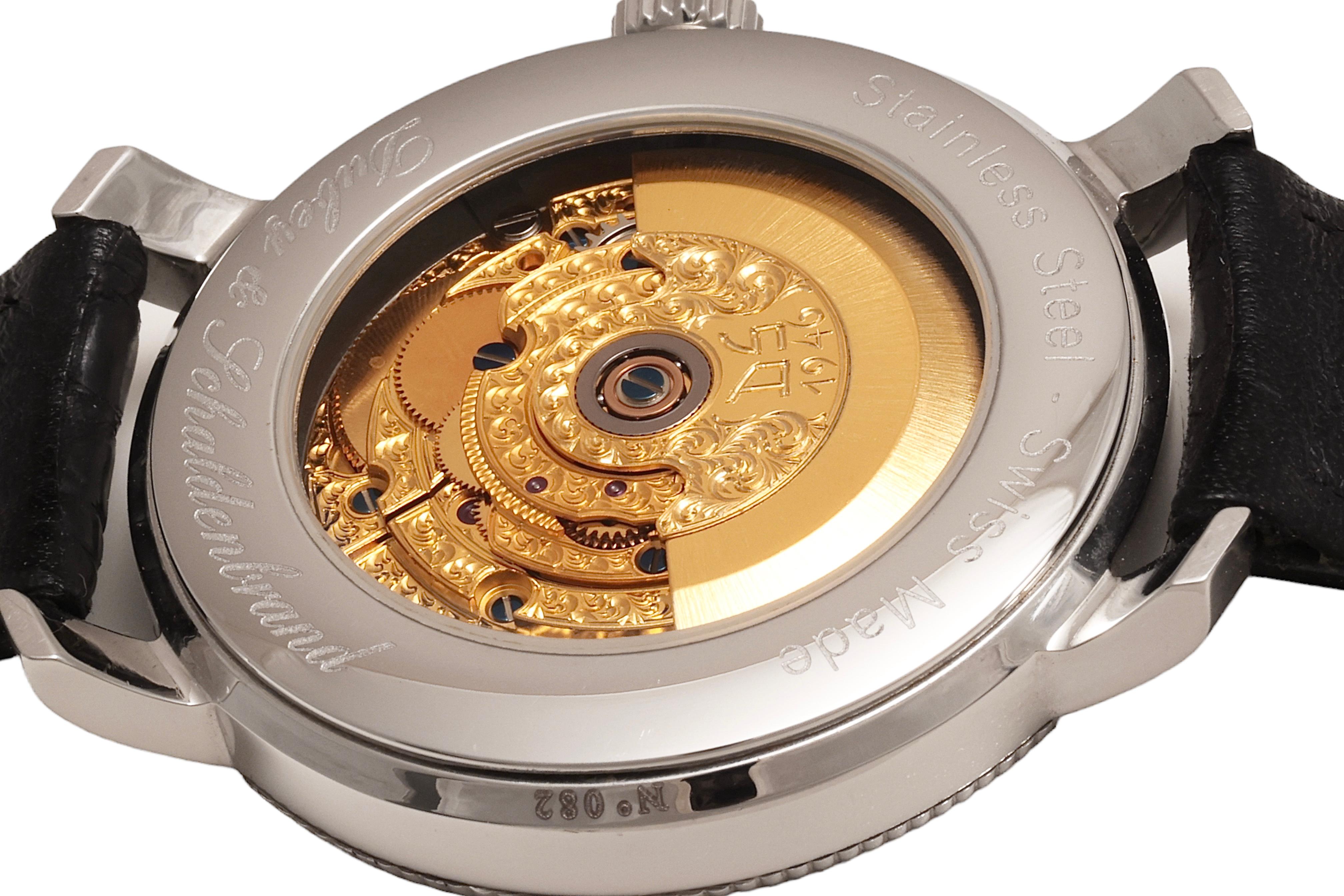Dubey & Schaldenbrand Steel Wristwatch, Automatic, Swiss Made For Sale 5