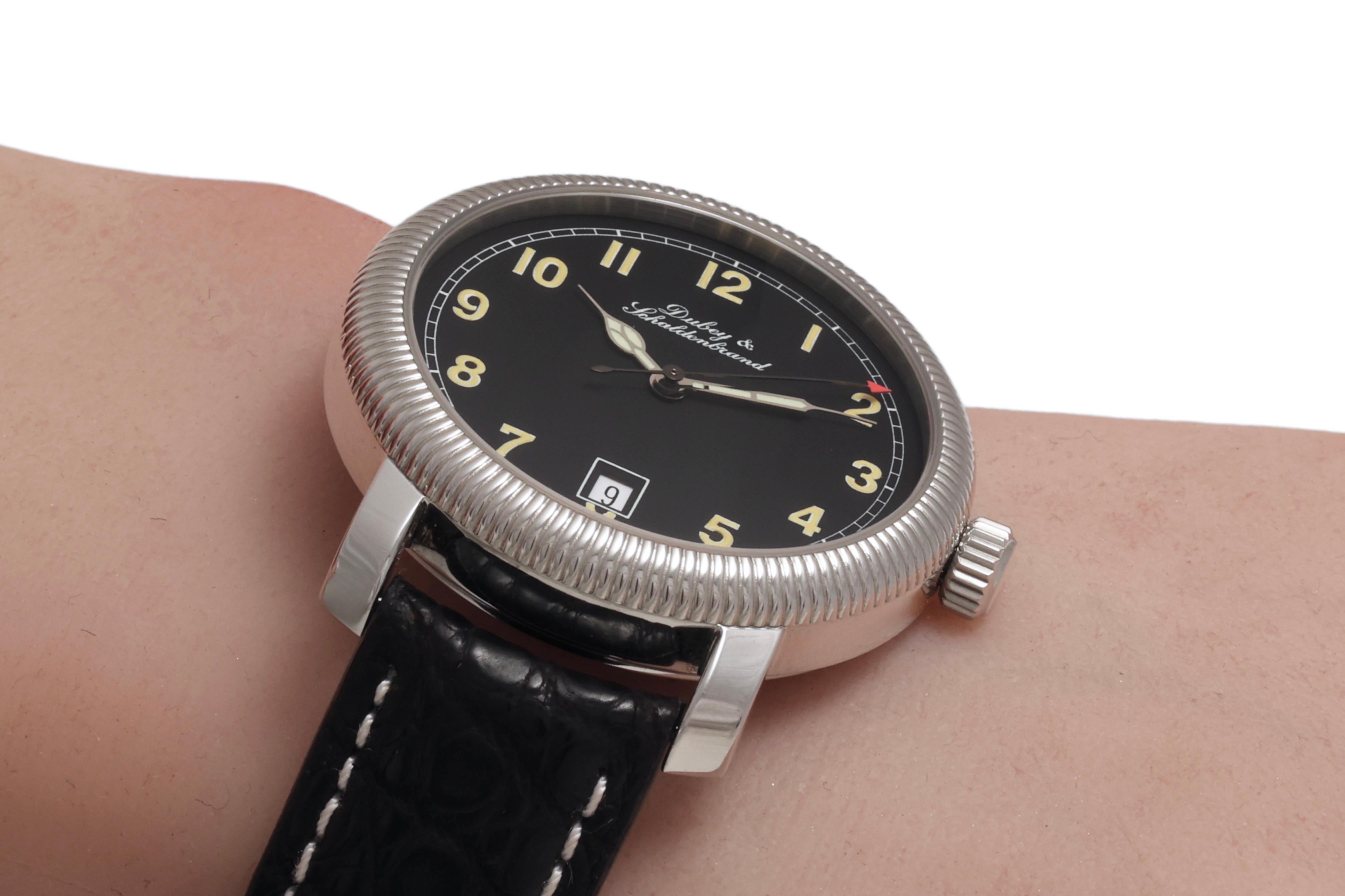 Dubey & Schaldenbrand Steel Wristwatch, Automatic, Swiss Made For Sale 10