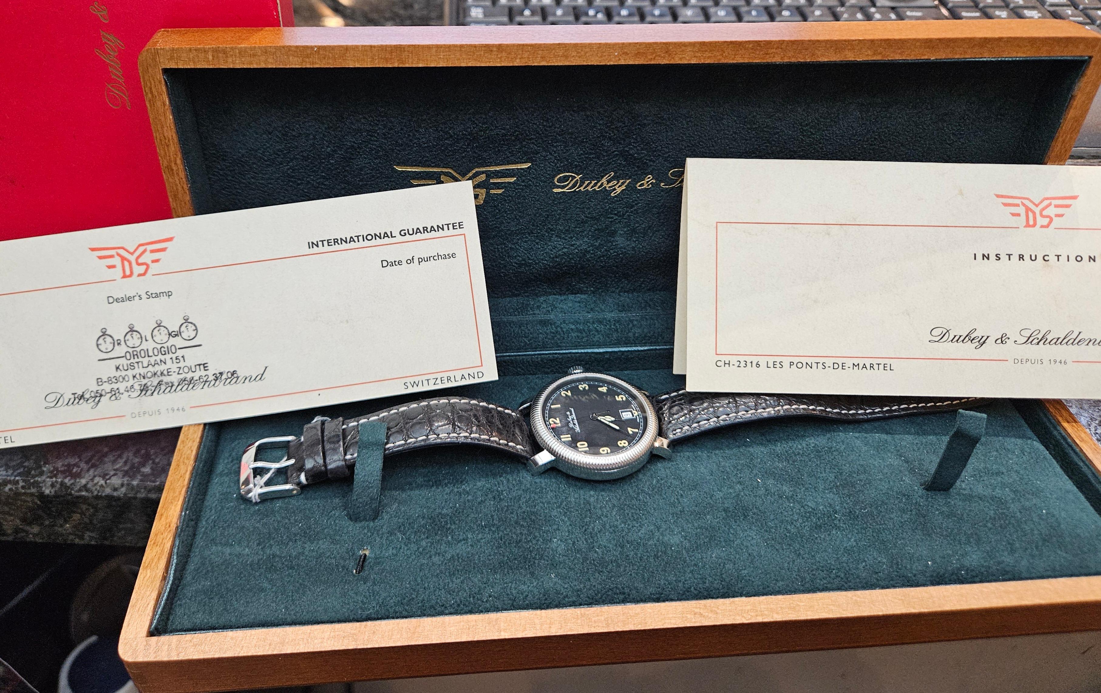 Dubey & Schaldenbrand Steel Wristwatch, Automatic, Swiss Made For Sale 11