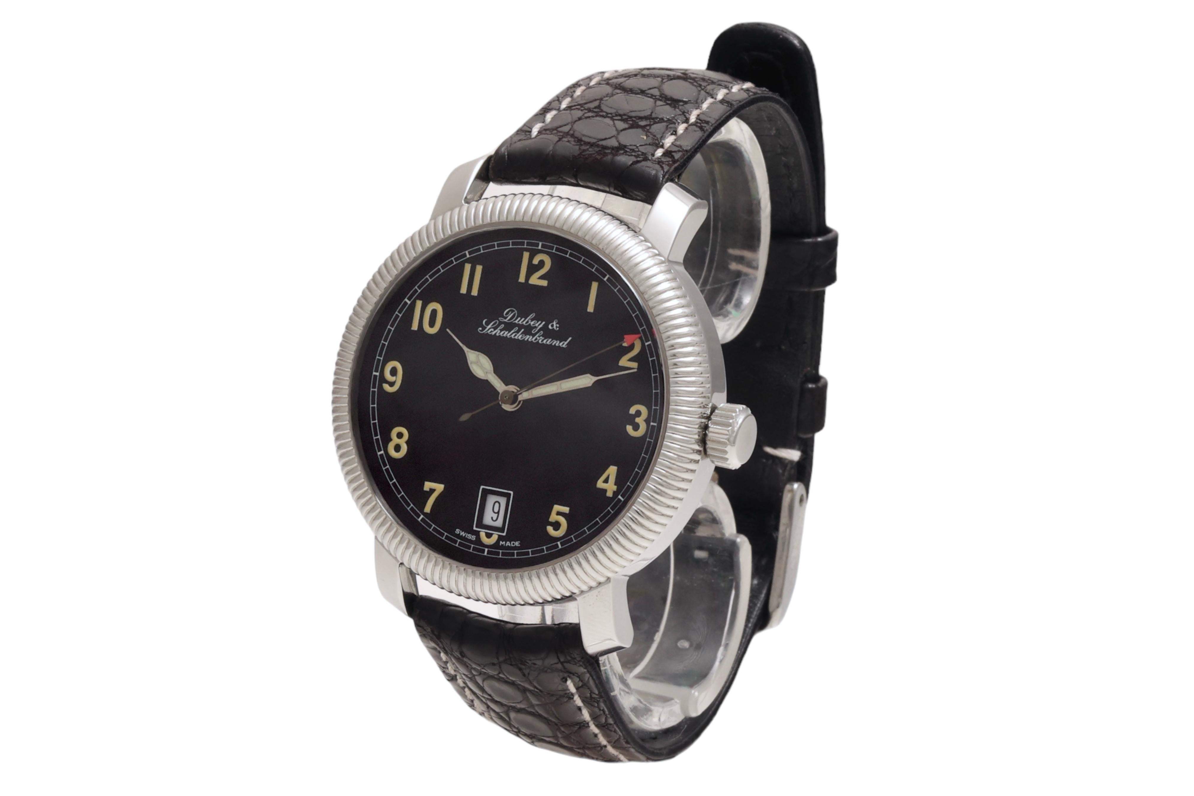 Artisan Dubey & Schaldenbrand Steel Wristwatch, Automatic, Swiss Made For Sale