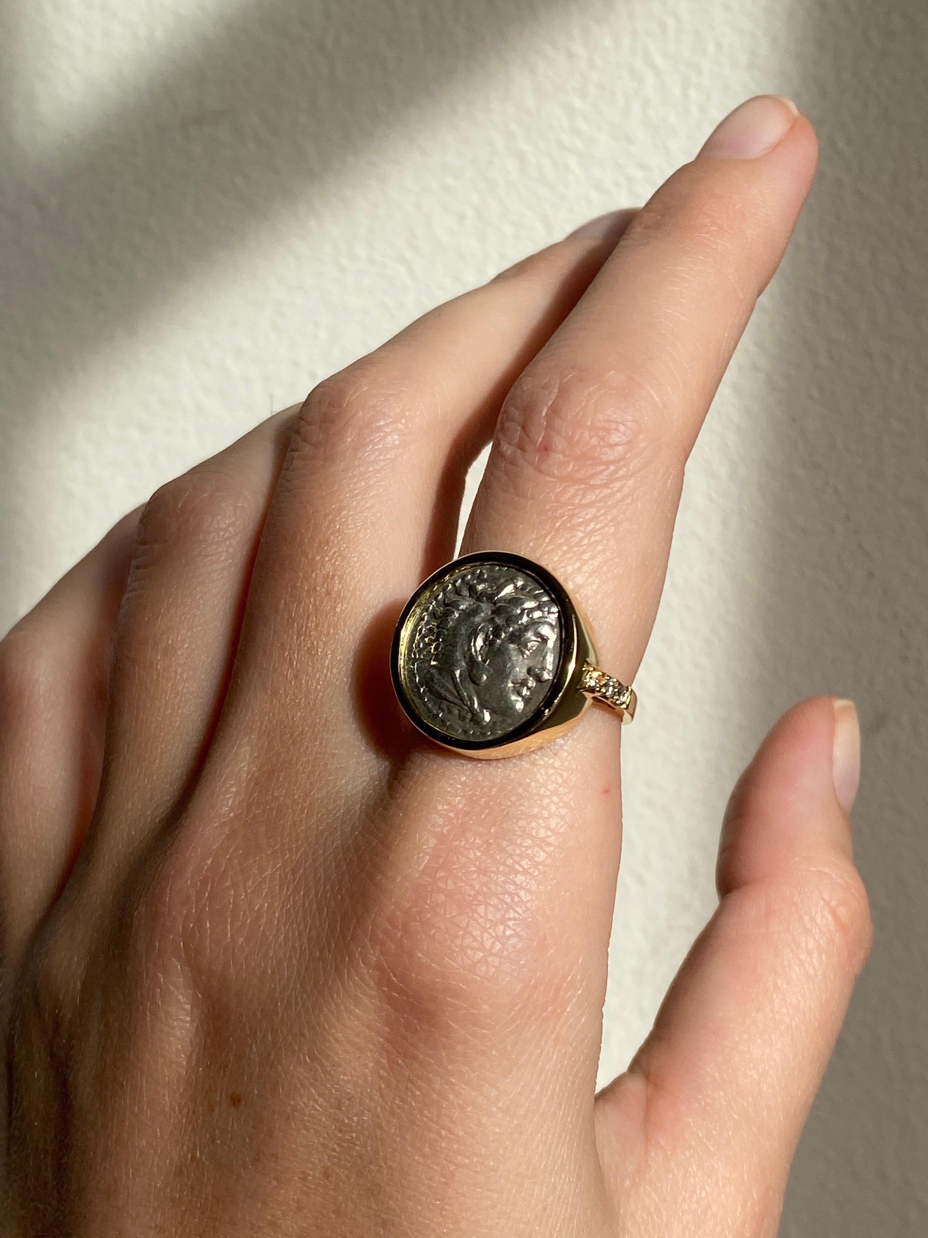 alexander the great gold ring
