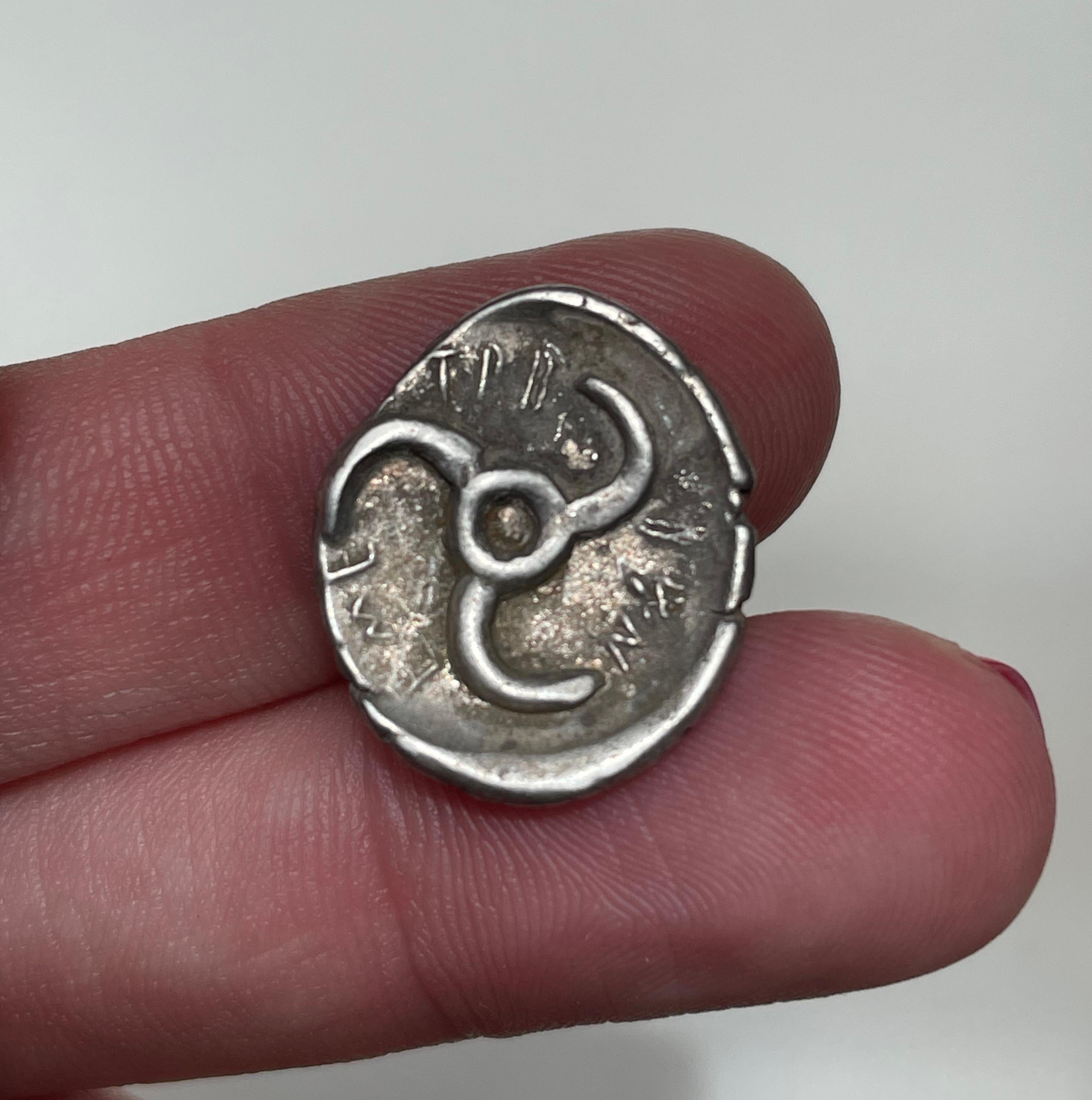Troisième déclaration de Dubini Dynasts de Lykia en argent antique avec pièces de monnaie en forme de lion Unisexe en vente