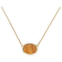Collana Dubini Sphinx Agate Intaglio in oro giallo 18 carati