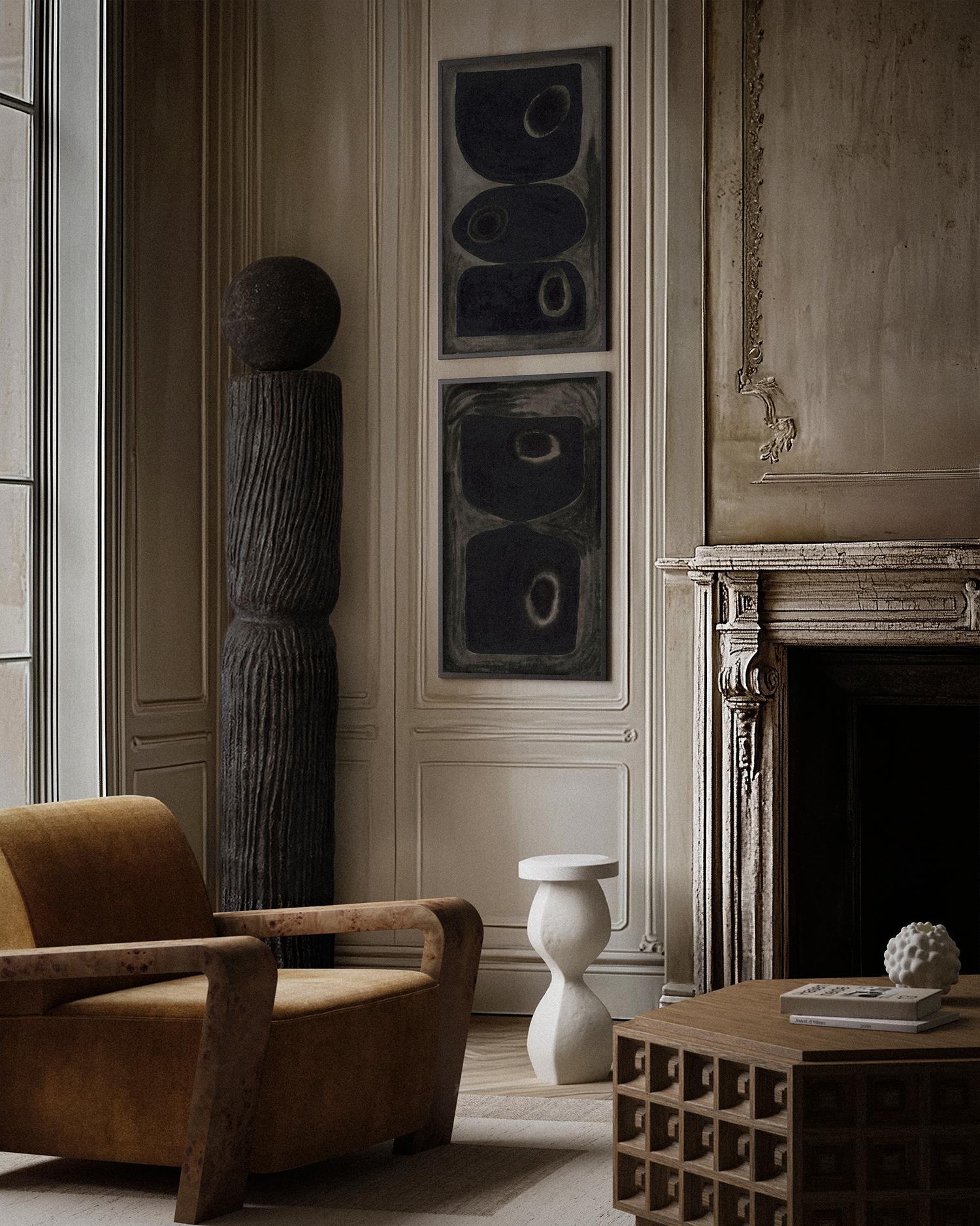 XXIe siècle et contemporain Table basse hexagonale Dubois de Christiane Lemieux en vente