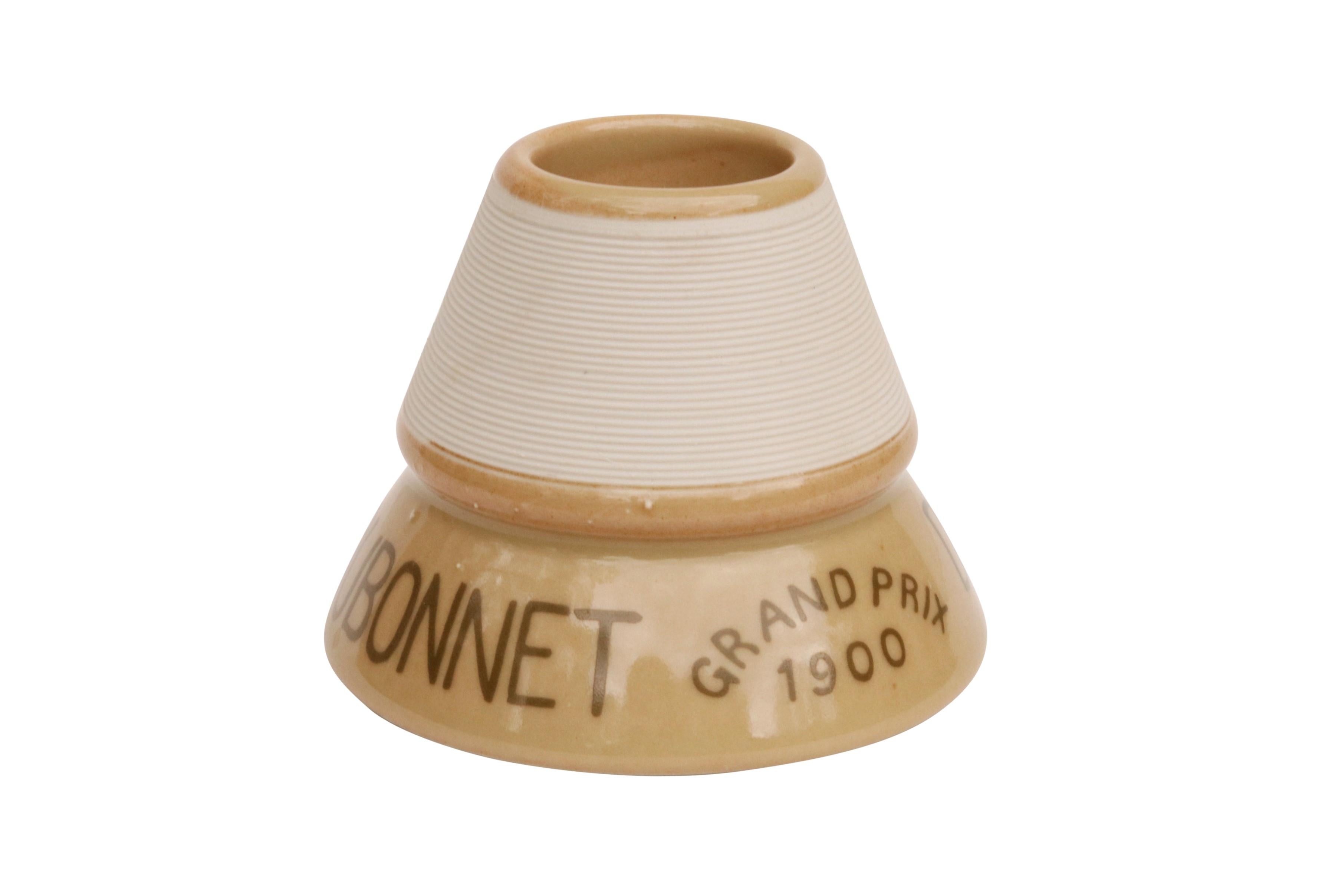 French Provincial Dubonnet French Ceramic Match Striker For Sale