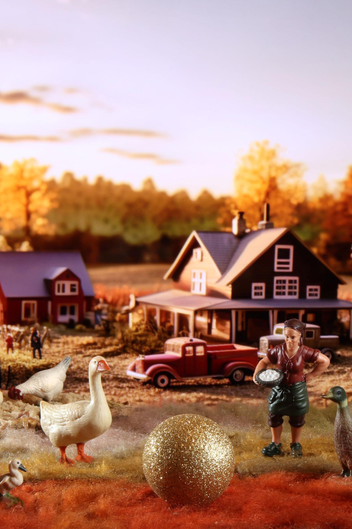 Una fattoria. Fotografia a colori in edizione limitata - Photograph Astratto di Dubravka Lazic