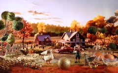 Ein Gehöft. Farbfotografie in limitierter Auflage