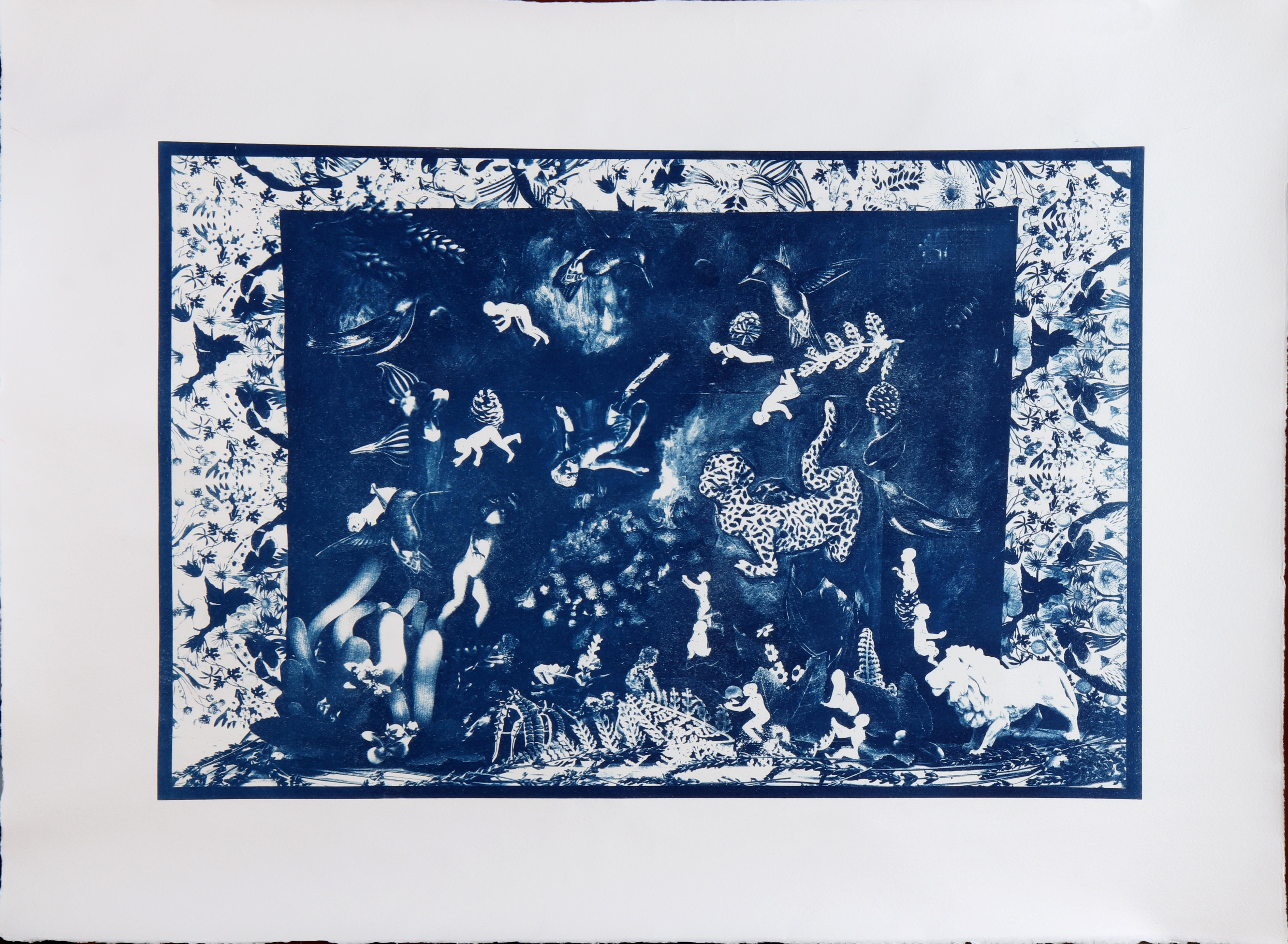 Alltägliches Leben. Cyanotypie – Photograph von Dubravka Lazic