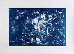 Fée, 2025. Photographie cyanotype