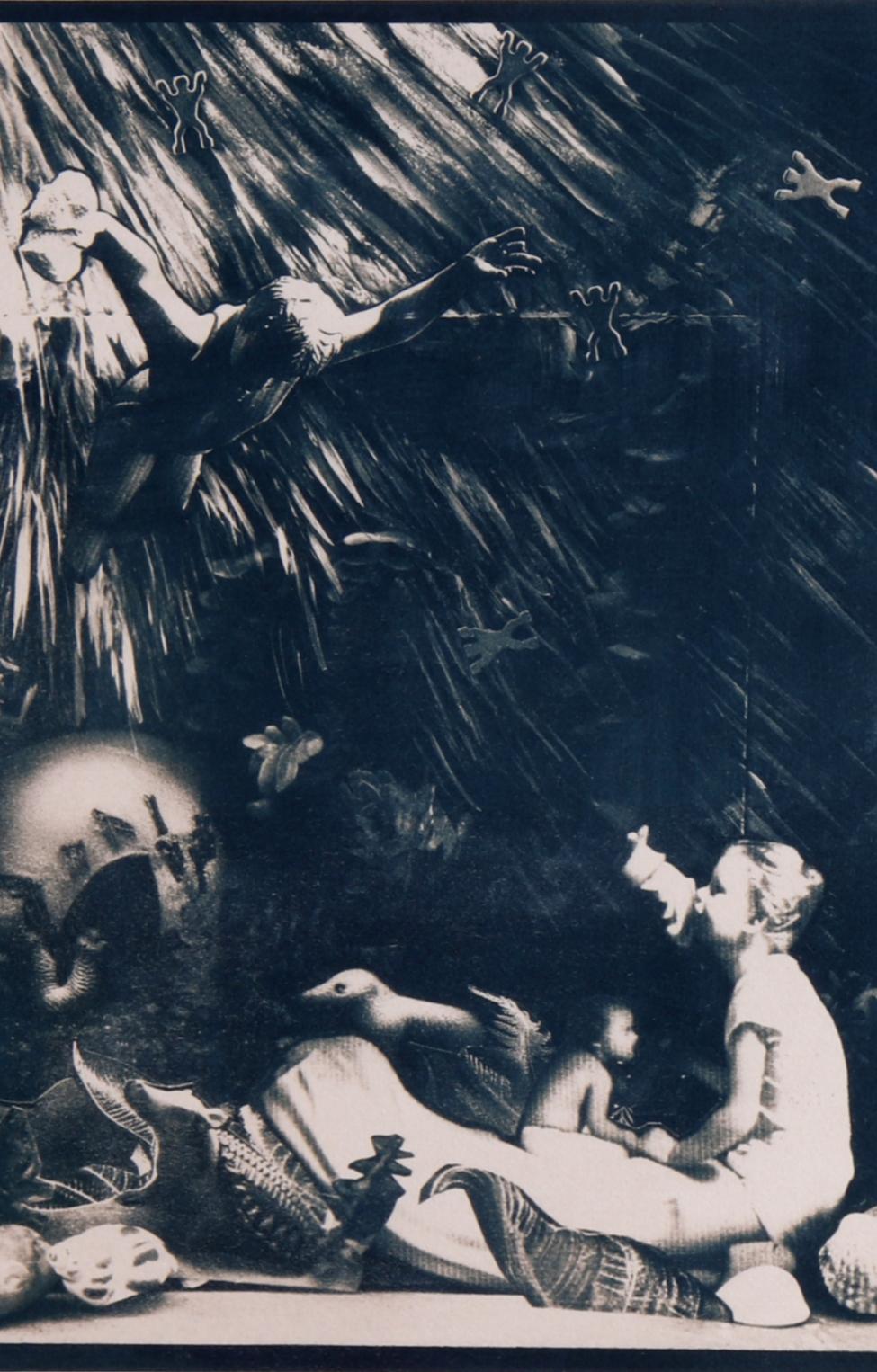 Lenka. Fotografía cianotipia - Color Photograph Negro de Dubravka Lazic