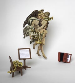 Renaissance-Spielhaus – Musikzimmer. Inszeniertes Foto in limitierter Auflage