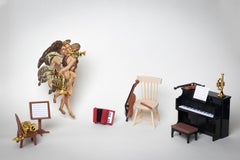 Renaissance-Spielhaus – Musikzimmer. Inszeniertes Foto in limitierter Auflage