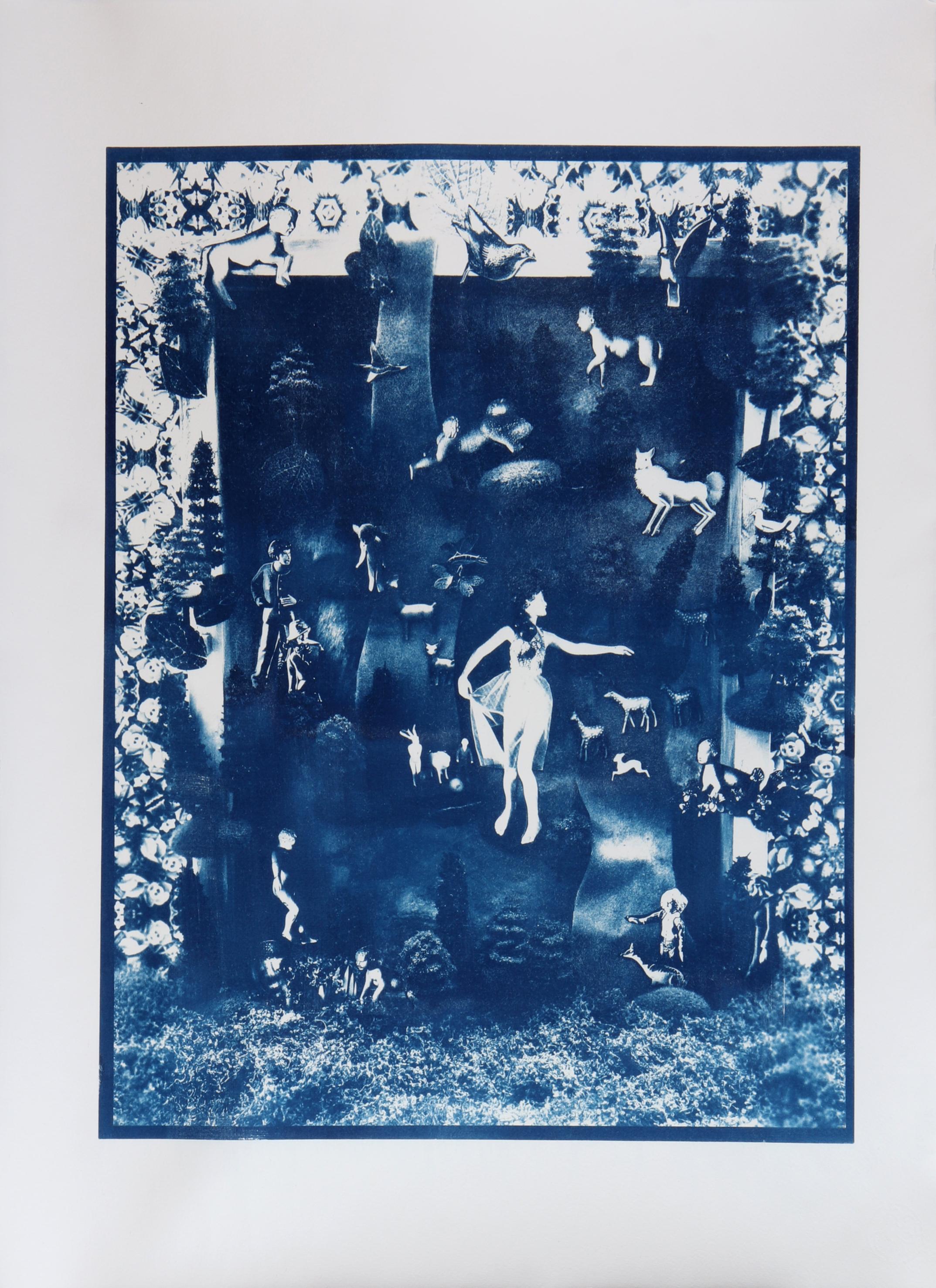 Gelassenheit. Cyanotypie – Photograph von Dubravka Lazic