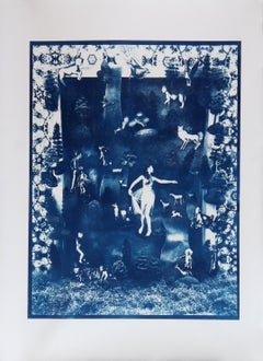 Serenity. Cyanotype