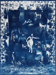 Serenity. Cyanotype