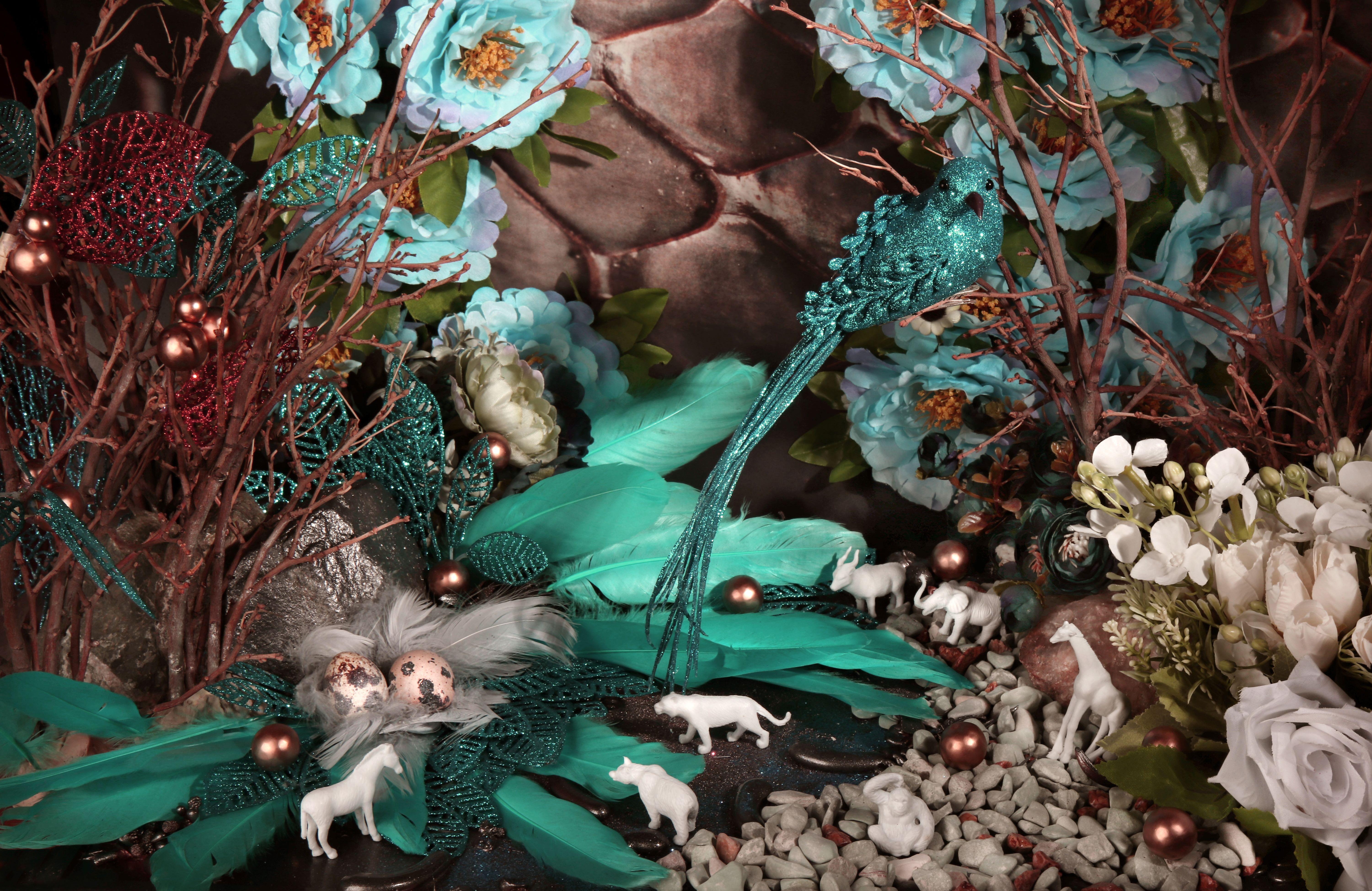 L'uccello di fuoco blu. Fotografia a colori in edizione limitata