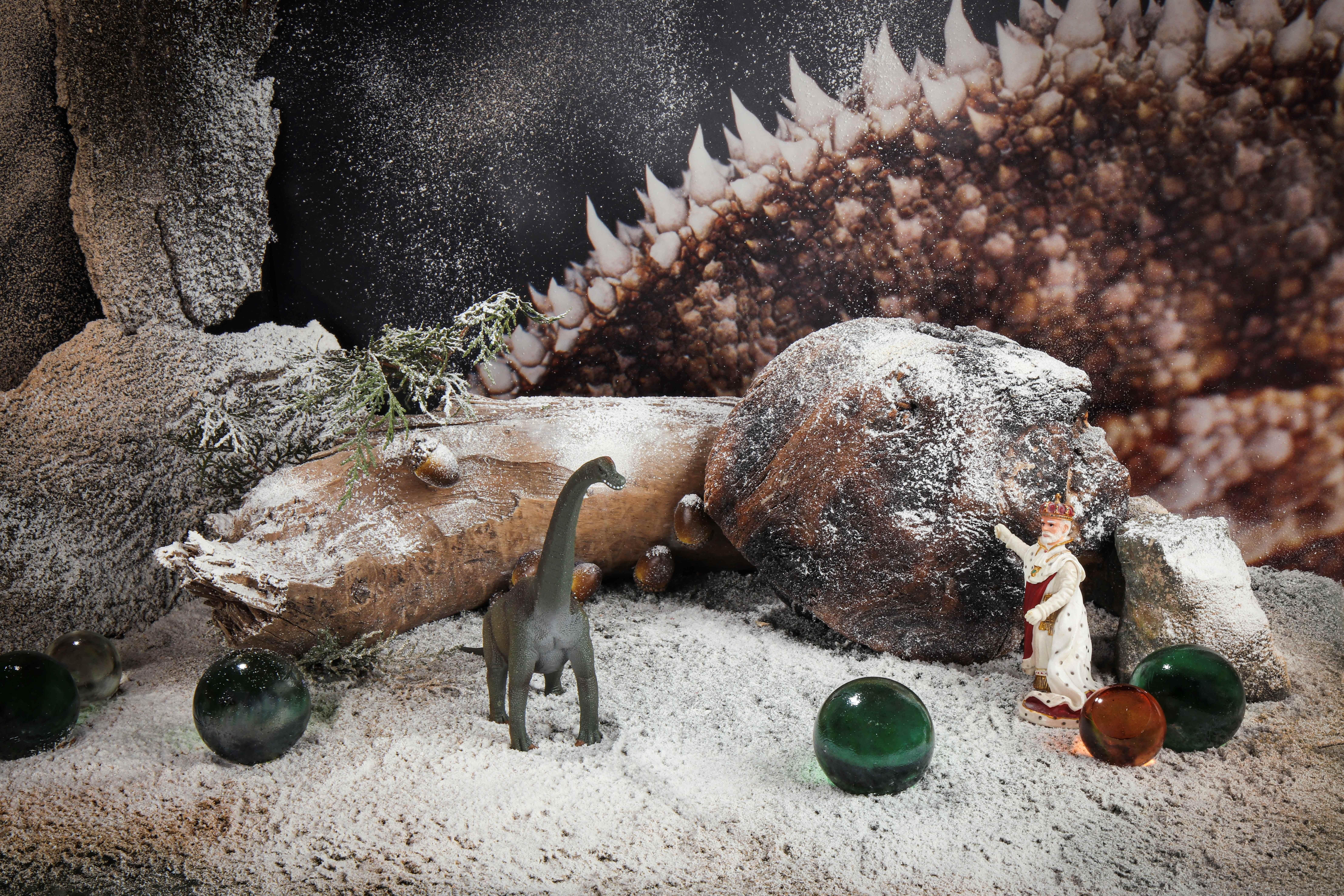 Le roi et le dragon. Photographie couleur