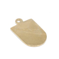 Dubrovnik Kroatien Schild 14 Karat Gold Charme