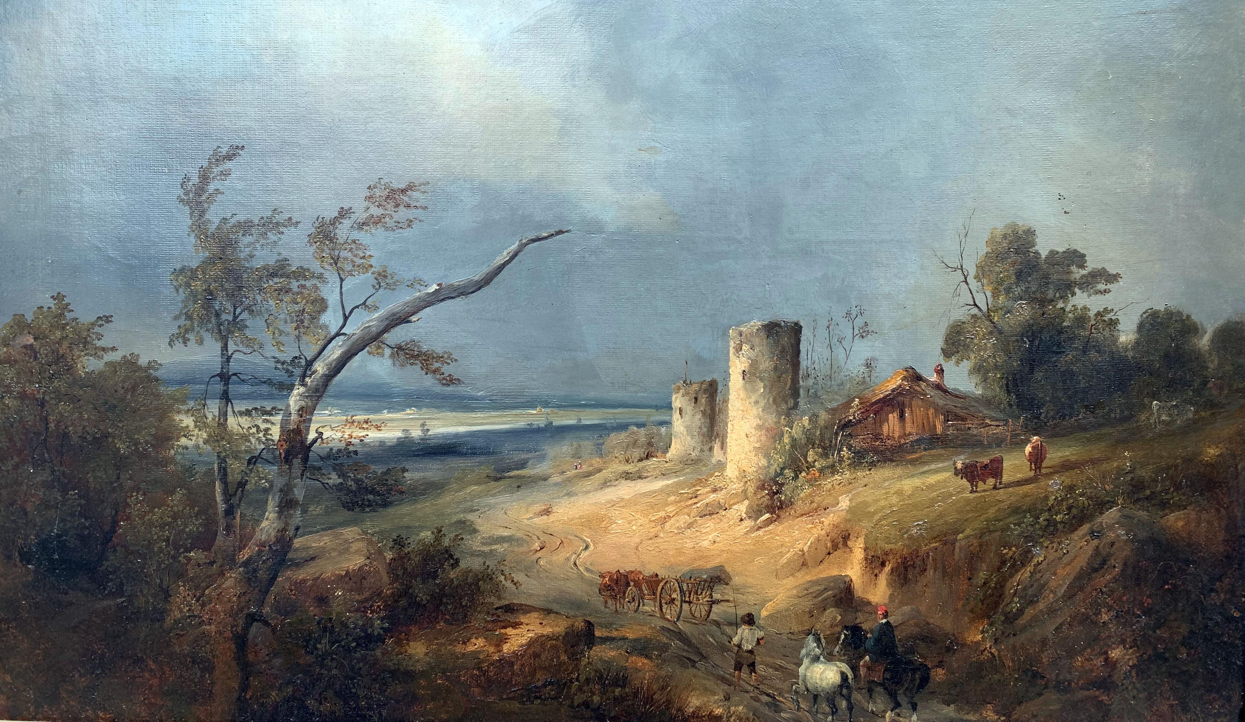 Paysage Signé Dubuisson 1834 (1805/1870) im Angebot 2